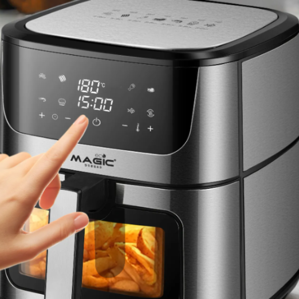 Nồi Chiên Không Dầu Eco Magic AC-129 Dung Tích 8L – Công Suất 1800W – Công Nghệ Rapid Air – Tiện Lợi Gia Đình